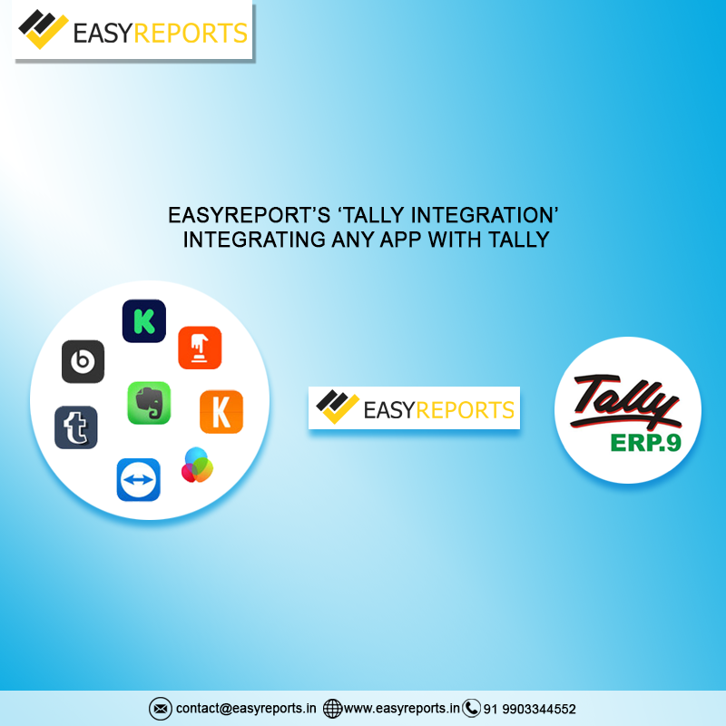 EasyReport’s ‘Tally Integration’ – Integrating any App with Tally