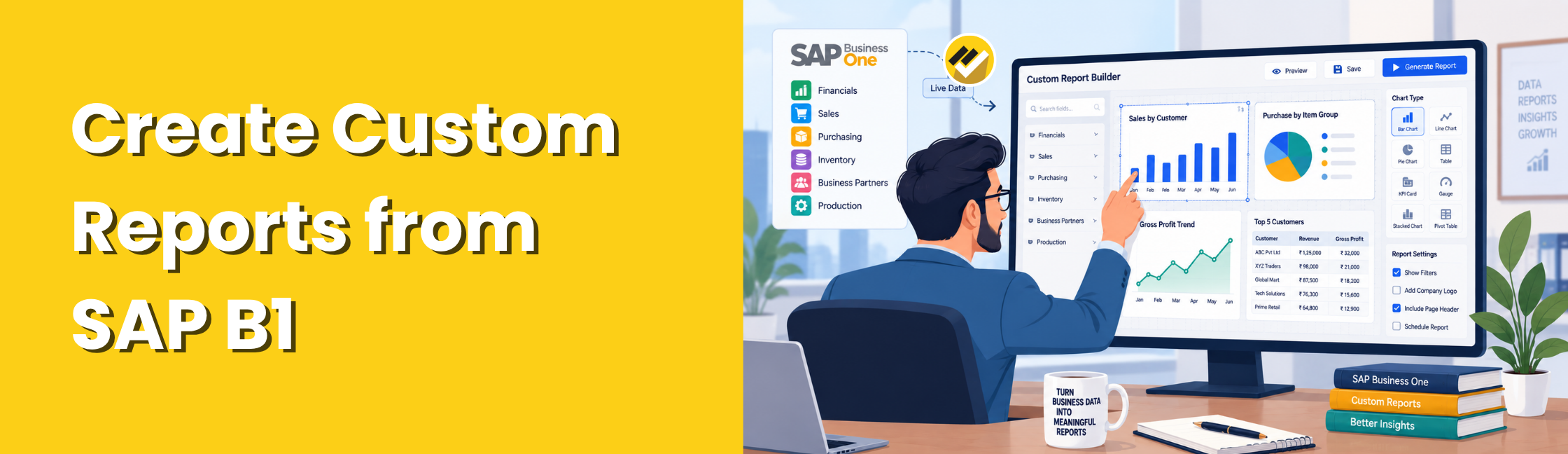 How to Create Custom Reports from SAP Business One Data