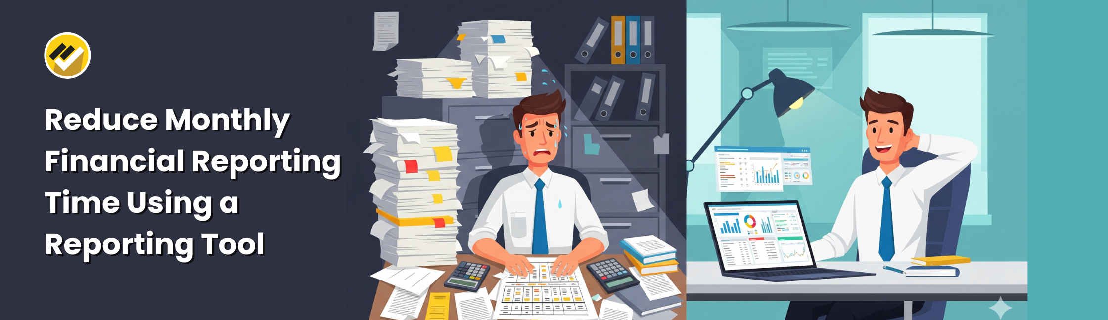 Reduce Monthly Financial Reporting Time Using a Reporting Tool