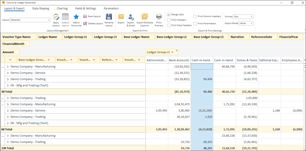 How to consolidate Tally data from multiple companies - Multi Company Consolidated Report
