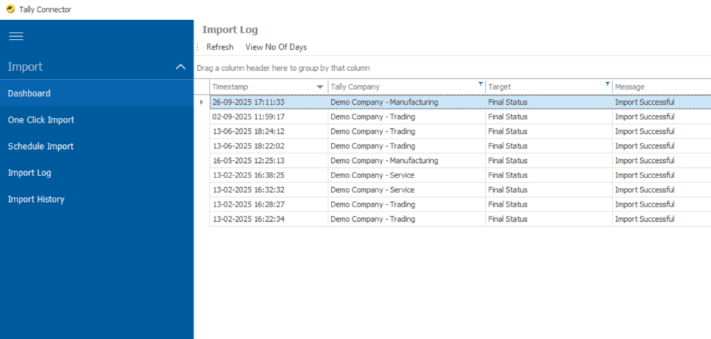 Connect ChatGPT with Tally Prime - Tally Data Sync Status in EasyReports