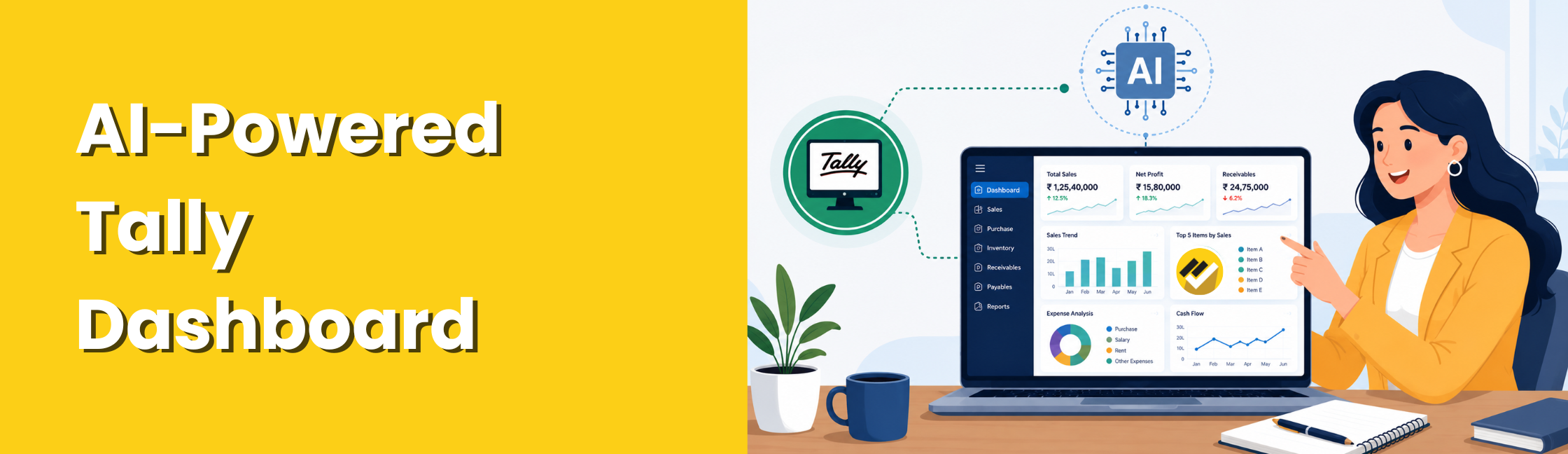 AI-Powered Tally Dashboard
