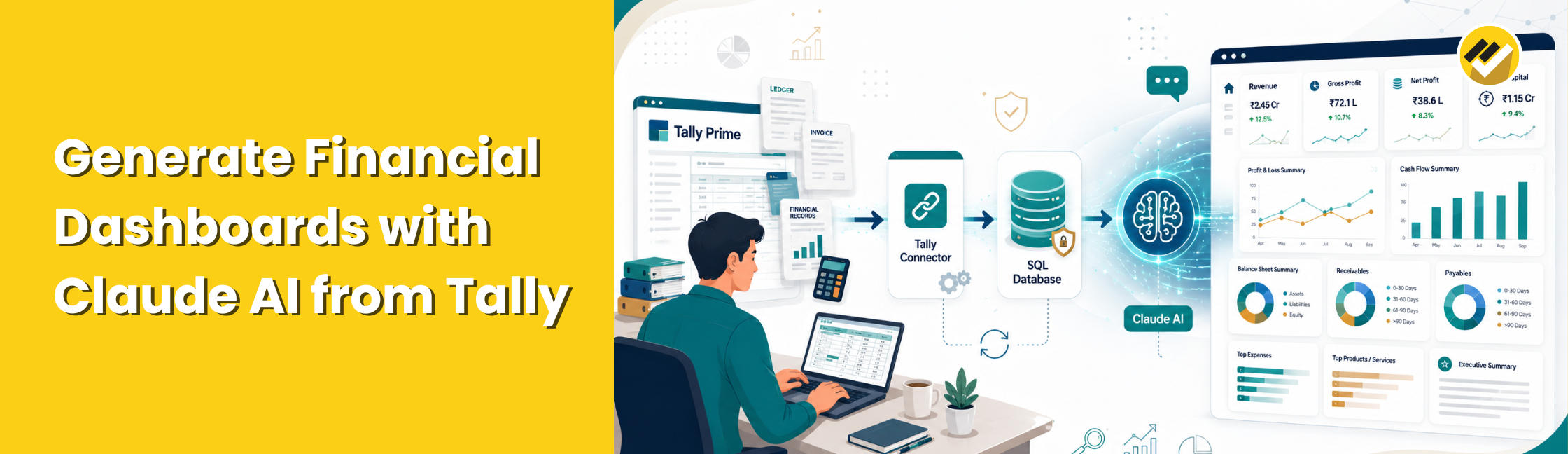 Generate Financial Dashboards with Claude AI from Tally