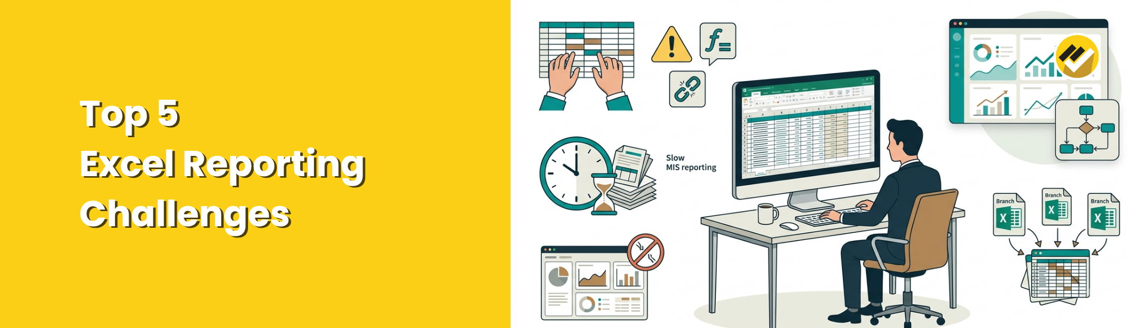 Top 5 Excel Reporting Challenges & How to Overcome Them Blog Header Cover